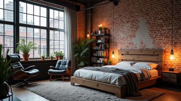 Comment moderniser votre chambre avec une décoration industrielle